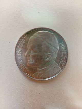 Moneda Viaje Papa España