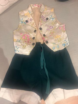 Chaleco y pantalón fallero niño