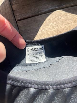 Bailarinas barefoot Lily Groundies negras