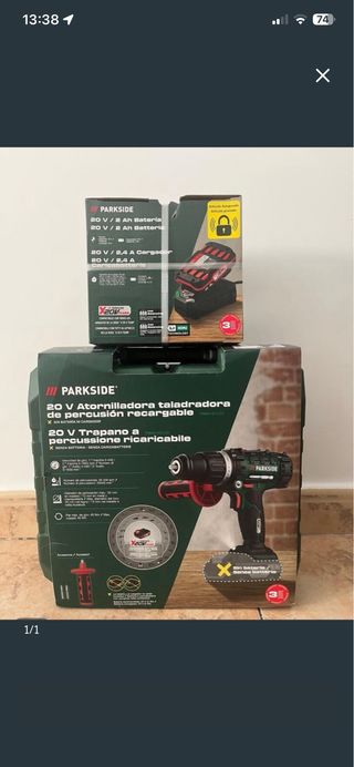 Taladro Percutor Parkside 20V