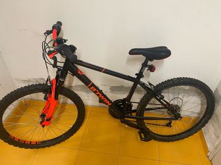 Bici Rockrider 500 Roja 24”