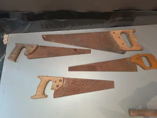 Herramientas de carpintería antiguas