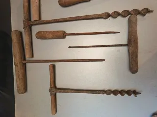 Herramientas de carpintería antiguas