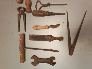 Herramientas de carpintería antiguas