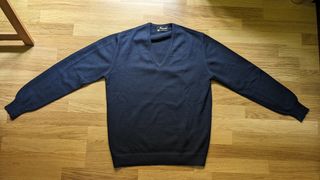 Jersey Pangolin cuello en pico - pura Lana Virgen