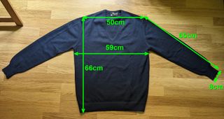 Jersey Pangolin cuello en pico - pura Lana Virgen