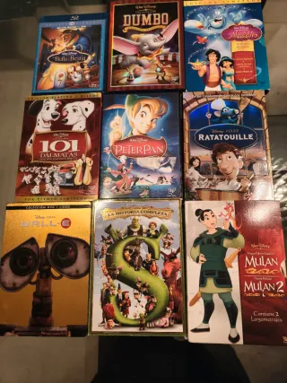 Lote Películas DVD Infantiles Variadas