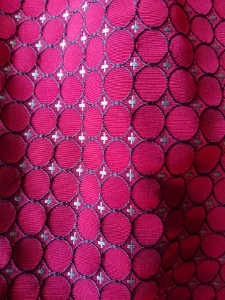 Elegante falda ceremonia rojo T L 40