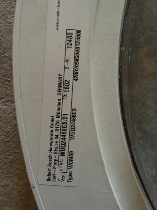 Puerta lavadora frontal