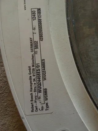 Puerta lavadora frontal