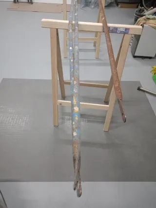 Cruceta y barandilla para andamio