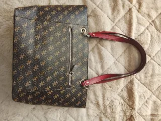 Bolso Guess Marrón y Rojo Mujer