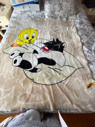 Manta cuna Piolín Looney Tunes
