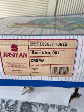 Manta cuna Piolín Looney Tunes