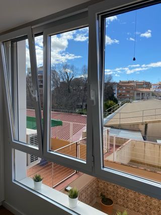 Ventanal aluminio 3 hojas doble cristal