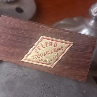 7 Oggetti Vintage in Peltro soprammobili