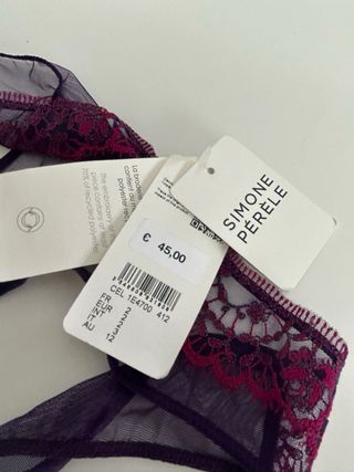 Tanga Simone Perele Morado Encaje