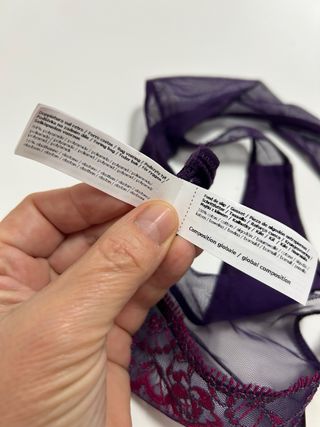 Tanga Simone Perele Morado Encaje