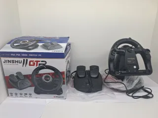 Volante JINSHU GTR Racing Wheel + Pedales