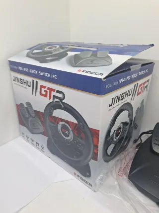 Volante JINSHU GTR Racing Wheel + Pedales