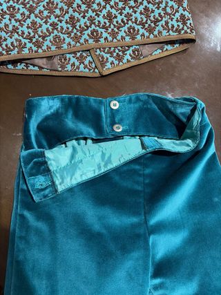 Traje Fallero Niño Azul y Marrón.