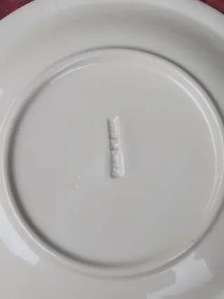 Set 4 Piatti Piani Ceramica Decorati