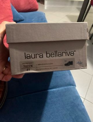 Scarpe Laura Bellariva Pelle Marrone Tg 41
