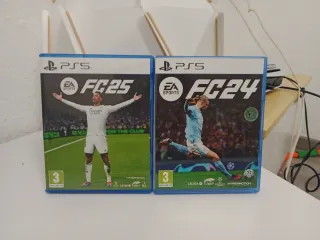 FC 25 y FC 24 PS5