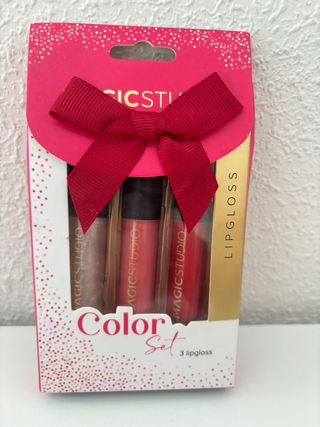 Set 3 Brillos Labios Magic Studio