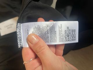 Camiseta Calvin Klein Jeans Negra Cuello Alto