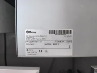 Freidora encastrable Balay