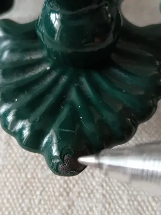 Porta uova vintage gallo ghisa smaltata