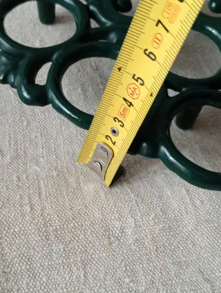 Porta uova vintage gallo ghisa smaltata