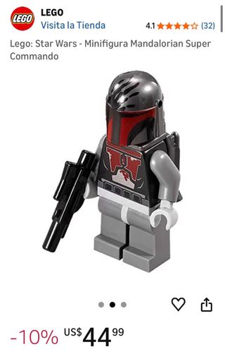 Lego Minifigura Mandalorian Super Commando