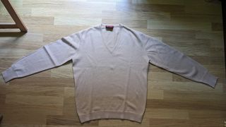 Jersey Pangolin cuello en pico - pura Lana Virgen