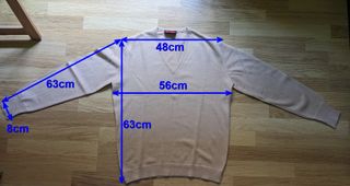 Jersey Pangolin cuello en pico - pura Lana Virgen