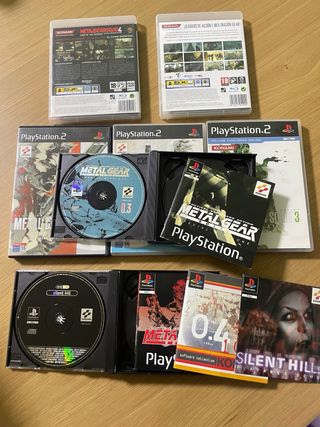 Colección Metal Gear Solid PS1 PS2 PS3 PS5