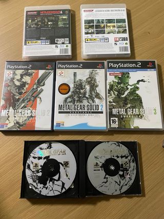 Colección Metal Gear Solid PS1 PS2 PS3 PS5