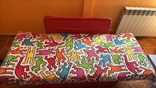 Sofá Cama Diseño Keith Haring Multicolor