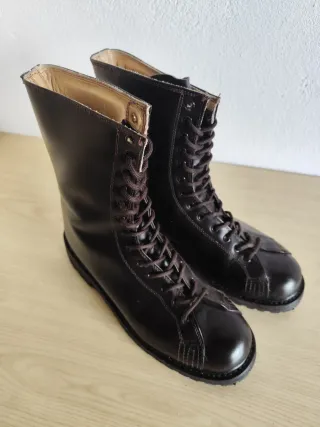 Stivali Anfibi Militari Esercito Italiano Pelle 42