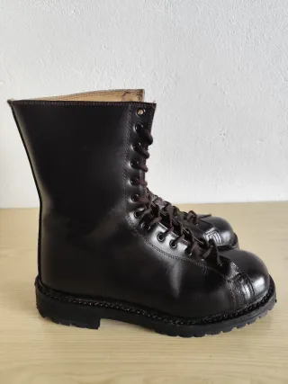 Stivali Anfibi Militari Esercito Italiano Pelle 42