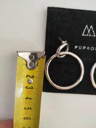 Pendientes Pdpaola Aro Plata