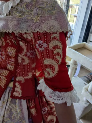 Traje Fallera Infantil con 2 Corpiños