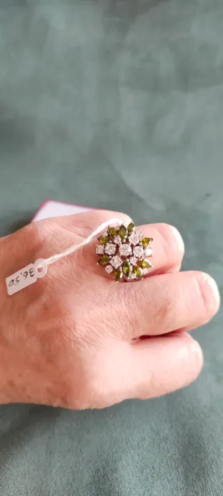 Anillo Plata y Circonitas