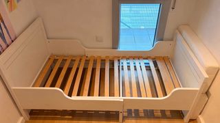 Cama infantil blanca