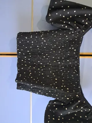 Crop Top Stradivarius Lunares Talla S