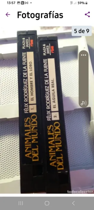 Colección 8 VHS Félix Rodríguez de la Fuente