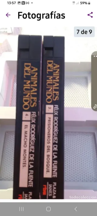 Colección 8 VHS Félix Rodríguez de la Fuente