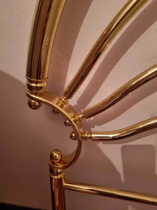 Cabecero cama 90 cm dorado