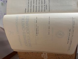 Diccionario de latin  año 1970